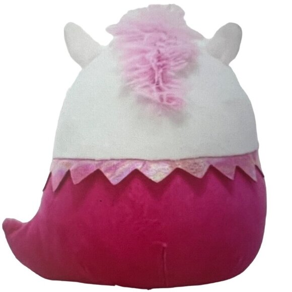 Squishmallow Hershey Bubble Yum Bubble Gum Aja 8" Pink Unicorn Plush Pillow New - Picture 2 of 4